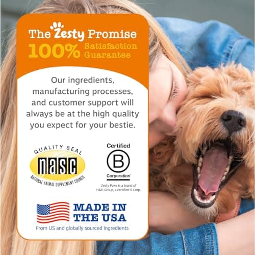 Zesty Paws Wild Alaskan Omega-3 Blend Pollock + Salmon Oil for Dogs and Cats- Skin and Coat Support, Omega 3 Supplement for Pets, 8.5oz — view 3