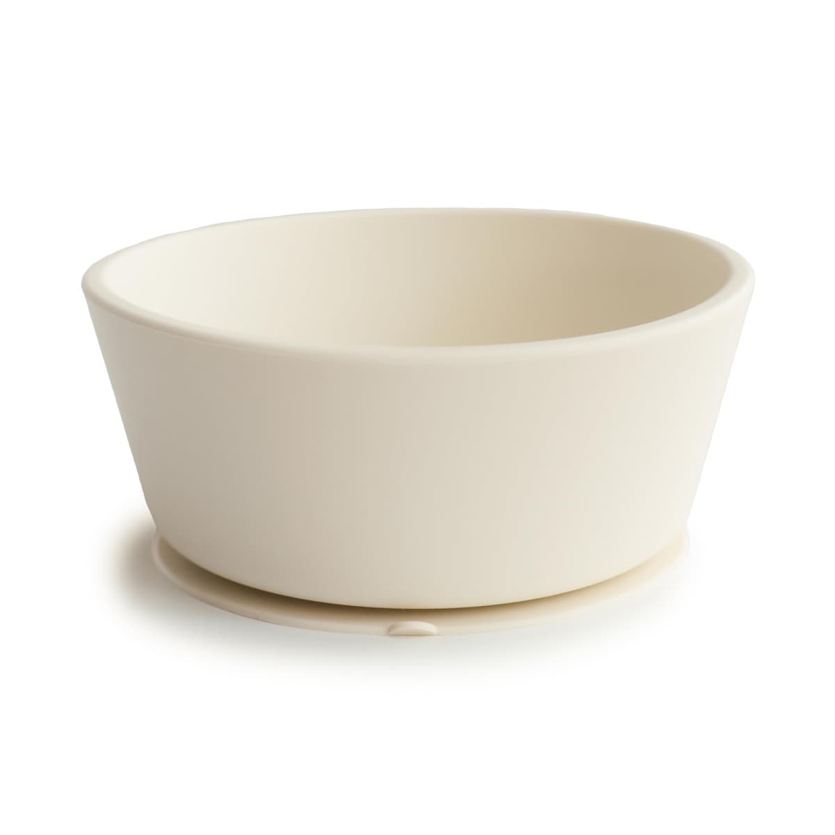 Mushie Classic Silicone Non-Slip Suction Plate for Babies & Toddlers | Food Grade Silicone | Dishwasher & Microwave Safe (Ivory) — view 13