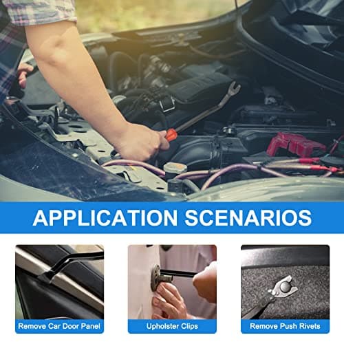 QIIYCCE 120PCS Car Clips & Plastic Rivets - 6 Popular Sizes, Fits Bumpers, Fenders & Most Car Models, Ideal for Body Fixing & Replacement — view 5