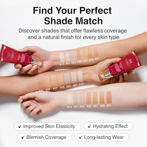 MISSHA M Perfect Cover BB Cream No.23 Natural Beige -Light/Medium with Cool/Neutral Undertone SPF 42 PA +++ 1.69 Fl Oz - Tinted Moisturizer for face with SPF — view 6