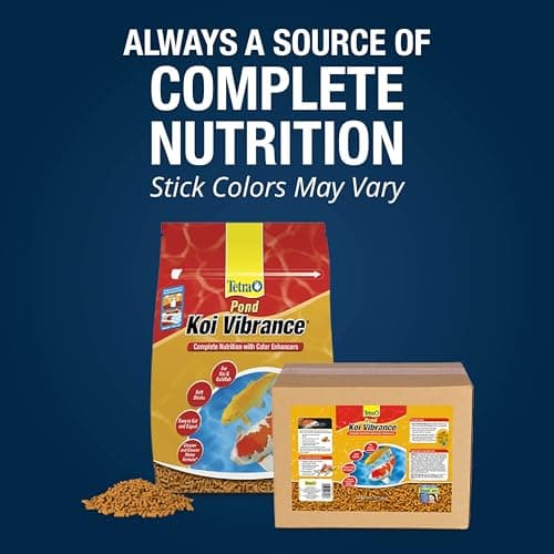 TetraPond Koi Vibrance Soft Sticks, Floating Pond Fish Food for Koi Fish and Ornamental Goldfish, 2.42 lbs — view 12
