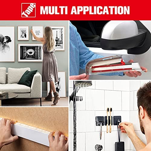 Double Sided Tape Heavy Duty, Waterproof Mounting Foam Tape, 33ft Length, 0.4in Width, Strong Adhesive Tape for LED Strip Lights, Automotive, Home, Office Decor, Outdoor, Made of 3M VHB Tape — view 6