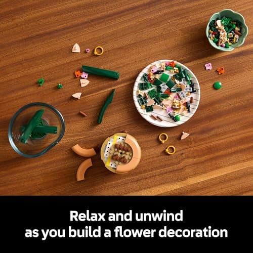 LEGO Botanicals Mini Orchid Building Set - Artificial, Fake Orchid for Home Decor, Adults Ages 18+ - Gift for Graduation- Indoor Plant Decorations for Table, Desk, Office - 10343 — view 2