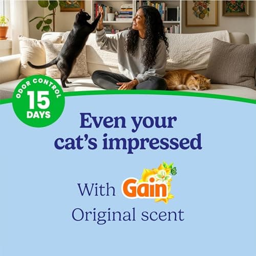 Fresh Step Advanced Odor Shield Light Weight Multi Cat Clumping Litter with Febreze Freshness, Gain Scent, Ammonia Block Technology, 18.5 lb. Box, Pack of 2 — view 2