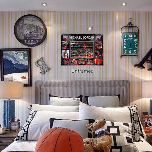 LPAIWXY Miehacl Jardon Dunk poster For Fans Kids Room Bedroom Wall Decor-Basketball Miehacl Jardon Signed Posters Canvas Prints Picture For Teen Boy girls Gifts — view 5