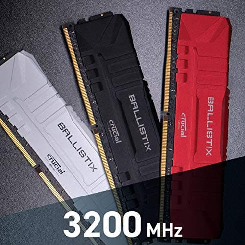 Crucial Ballistix 3200 MHz DDR4 DRAM Desktop Gaming Memory Kit 32GB (16GBx2) CL16 BL2K16G32C16U4B (BLACK) — view 4