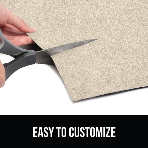 GORILLA GRIP LeakGuard Non-Adhesive Under Sink Mat for Kitchen Cabinet, Waterproof Quick Dry Shelf Liner, Durable Absorbent Felt Mats for Bathroom Sinks, Cabinets, Dresser, Easy to Trim, 24x30 Beige — view 4