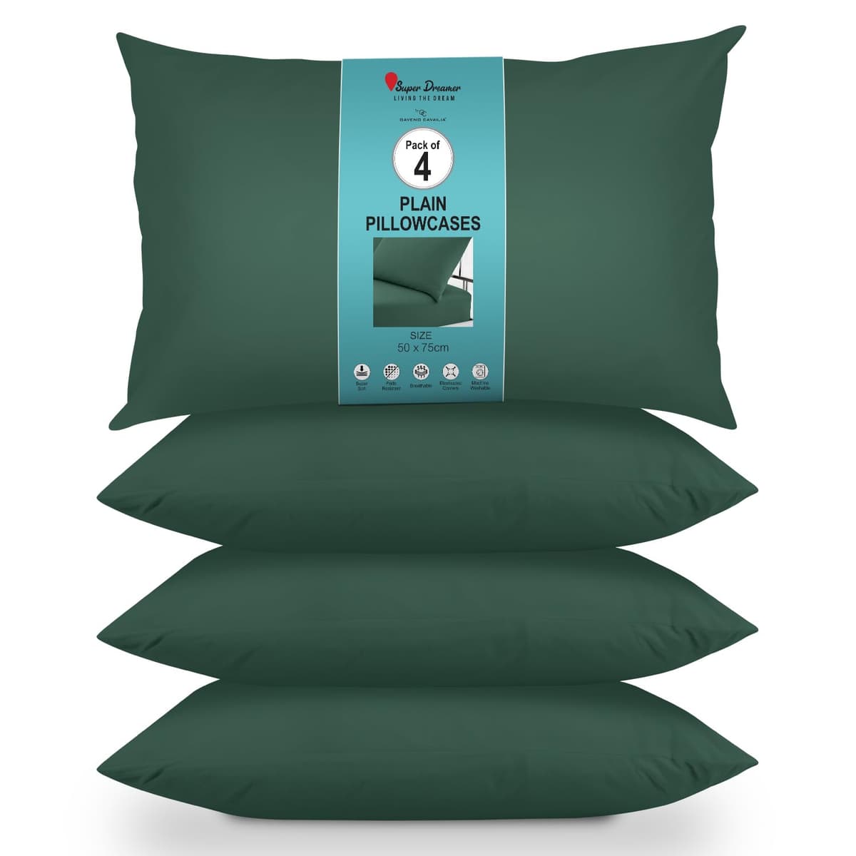 GC GAVENO CAVAILIA Fitted Sheet Single Bed (91 x 190cm) - Grey Bedding Sheets - Plain Dyed Microfiber Bed Sheets Single - (10 inch) 25cm Deep Pocket Bottom Sheet - Easycare - Wrinkle & Fade Resistant — view 26