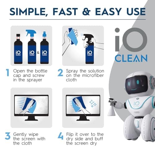 iO Clean Screen Cleaner Spray (16oz - 473ml) — view 3