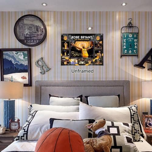 LPAIWXY Kebo Brynat Dunk poster For Fans Kids room Bedroom wall Decor-Basketball Kebo Brynat Signed Posters Canvas Prints Picture For Teen Boy girls Gifts — view 5