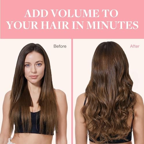 GOO GOO Clip in Hair Extensions Human Hair, 12inch 85g 7Pcs, #4A Chocolate Brown, Hair extensions for women, Human Hair Extensions Clip in — view 4