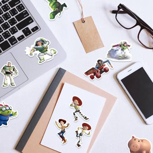 50pcs Popular Classic Story Stickers for Teens, Children's Cartoon Sticker for Water Bottle,Laptop,Waterproof Vinyl Decals for Teens Girls Boys Party Supply Favor Decor(Multicolor-C) — view 4