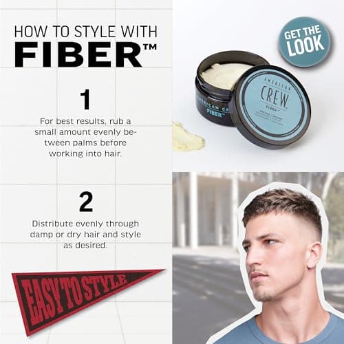 American Crew Men's Hair Fiber, Like Hair Gel with High Hold & Low Shine, 3 oz — view 4