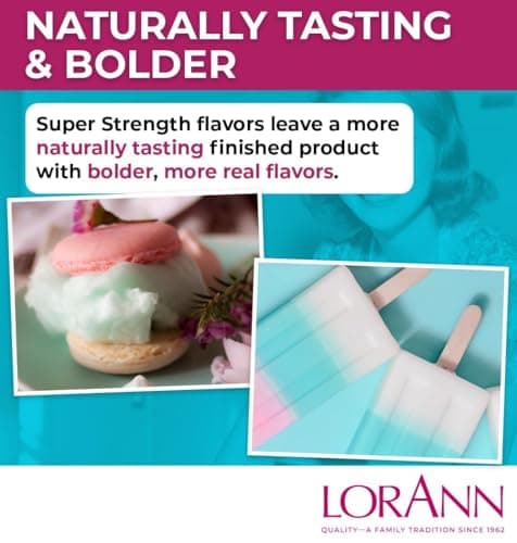 LorAnn Cotton Candy Super Strength Flavoring Oil Twin Pack – Highly Concentrated Flavoring Extract for Baking, Candy Making & Beverages — view 4