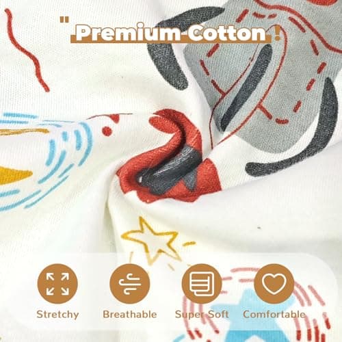 PETCARE Cartoon Dog Shirts for Small Dogs Cute Dog Clothes Brown Spaceship Tshirt Soft Cotton Puppy Pajamas Breathable Sleeveless Pet Tank Top Spring Summer Dogs Clothes for Chihuahua Yorkie Shih Tzu — view 6