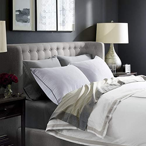 JOLLYVOGUE Pillows Standard Size Set of 2, Cooling and Firm Pillows with Oeko-Tex Certified Down Alternative Filling for Side, Back, and Stomach Sleepers, Hotel Collection