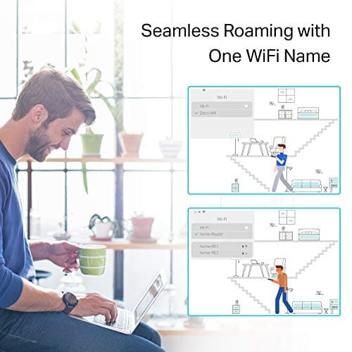 TP-Link Deco S4 Mesh AC1900 WiFi System - Up to 5,500 Sq.ft. Coverage, Replaces WiFi Router and Extender, Gigabit Ports, Works with Alexa, Deco S4(3-Pack) — view 3