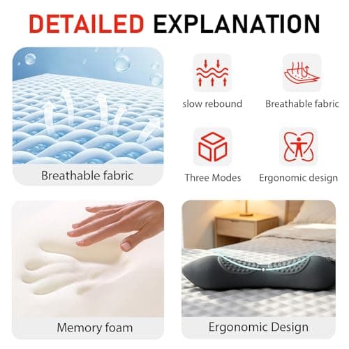 2026 Upgraded 3 in 1 Back Therapy, Triple Fusion Back Massager, Smooth Spine Triple Fusion Back Massager, Three-Speed Constant Temperature Hot Compress, for Neck, Shoulders and Back Suitable (Gray) — view 4