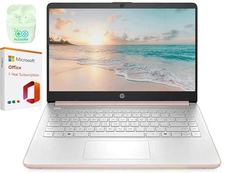 HP 15.6" FHD Business & Student Laptop Computer, 16GB RAM 256GB SSD, 8-Cores Intel Core i3 Processor, Windows 11 with PLUSERA Earphones & 8-in-1 Hub Included, Fingerprint Reader, Natural Silver