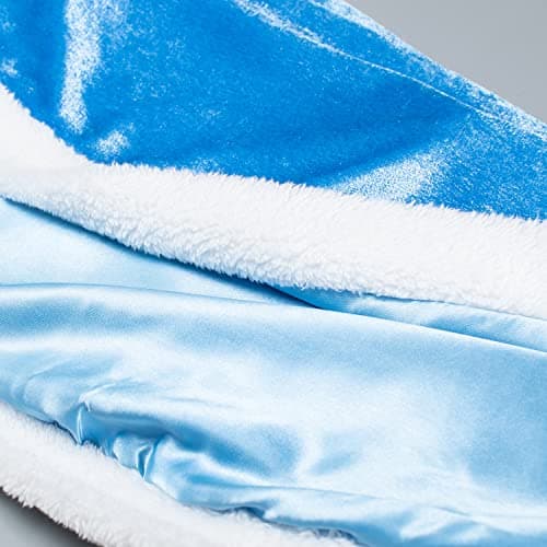 Party Chili Fur Princess Hooded Cape Cloaks Costume for Girls Dress Up Blue 4-5 Years(120cm) — view 7