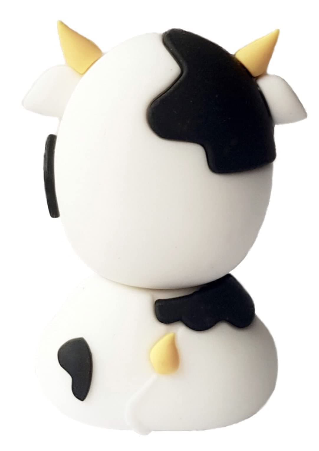 Ulticool – Vaca- 64 GB - Memoria Almacenamiento de Datos – USB Flash Pen Drive Memory Stick - Diseño único y Original – Gran Regalo de cumpleaños para niño/niña - Negro Blanco Rosa — view 3