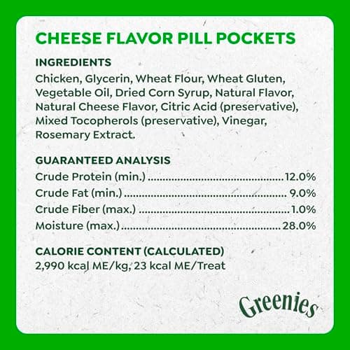 Greenies Pill Pockets for Dogs Large Size, Dog Treat Pouch for Capsule Medication, Cheese Flavor, 7.9 oz. Pouch — view 4