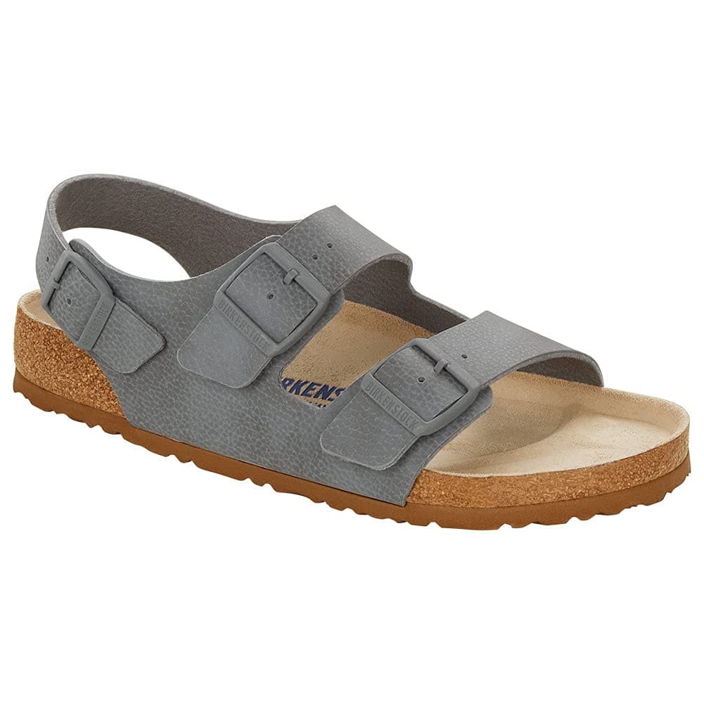 Birkenstock Rio Sandals Girls White/Patent Sandals Shoes — view 90