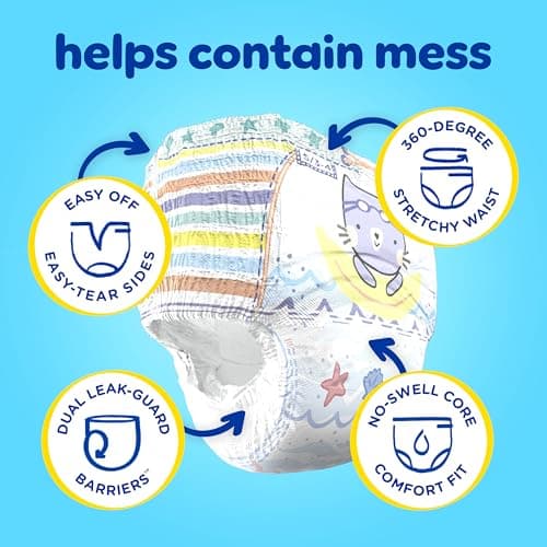 Pampers Swim Diapers - Splashers - Size 2-3, 20 Count, Gap-Free Disposable Baby Swimming Pants — view 2