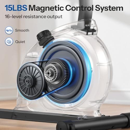 Niceday Recumbent Exercise Bike, Recumbent Bike for Home, Recumbent Stationary Bike 400LBS Weight Capacity, Magnetic Recumbent Bike with Smart APP, LCD Monitor, Heart Rate Handle — view 2