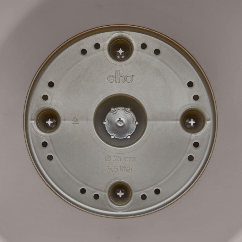 Elho Loft Urban Round 40 - Macetero por Exterior - 100% Plástico Reciclado - Ø 38.5 x H 35.3 cm - Gris/Warm Grey — view 4