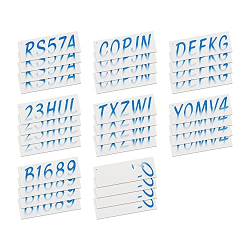 STIFFIE Whipline Blue/White 3" Alpha-Numeric Registration Identification Numbers Stickers Decals for Boats & Personal Watercraft — view 3