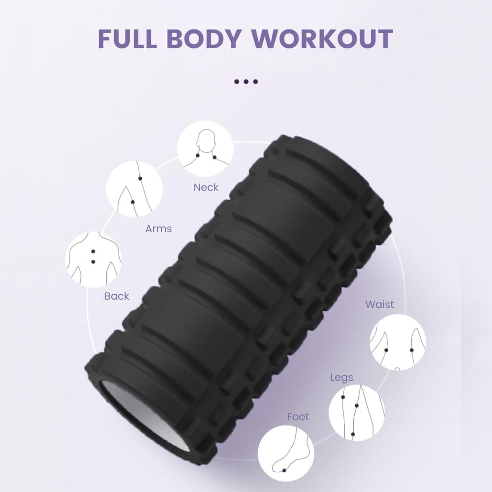 MAGIC SELECT Rodillo de masaje muscular. Fitness Rodillo de espuma. Eva Foam Roller. Aliviar el dolor, entrenar los músculos, masaje de espalda, piernas. 33 x 14 cm — view 2