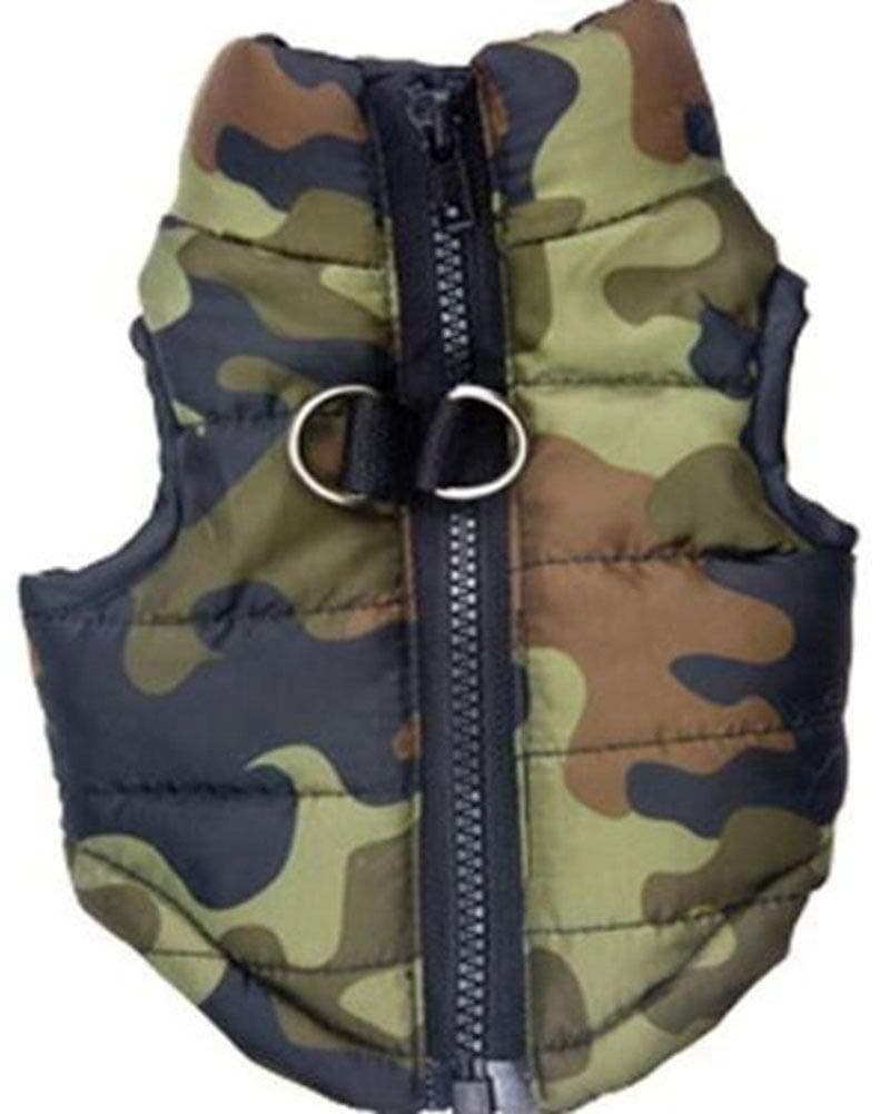 Winter Waterproof Windproof Dog Vest - Warm Dog Jacket for Cold Weather - Camouflage, Small (Teddy, Chihuahua, Yorkshire) Only — view 77