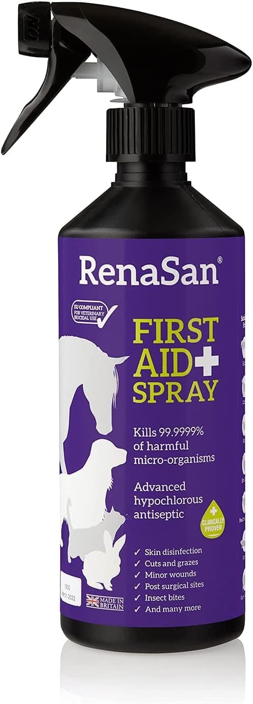 RenaSan Animal First Aid Spray (100ml) – Wound Disinfection, Kills Bacteria & Stops Itching, Alcohol-Free, Non-irritating, for Dogs, Cats & all other animals. — view 10