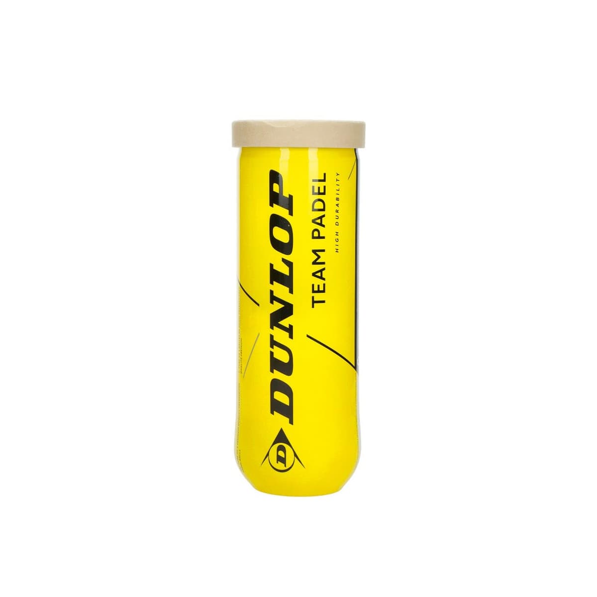 Dunlop Team Padel Padel Balls for Leisure and Training Games (Pack of 3)