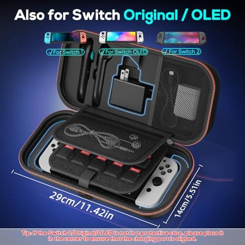 Auarte Carrying Case for Nintendo Switch 2 2025 / Switch OLED / Switch — view 5