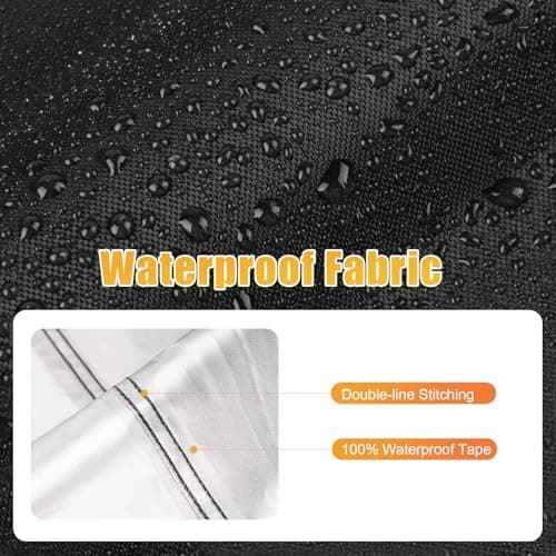 TwoPone Pizza Oven Cover for Ooni 2 Max,Waterproof 24" Pizza Oven Cover Outdoor,Heavy Duty Pizza Oven Accessories Carry Covers — view 3