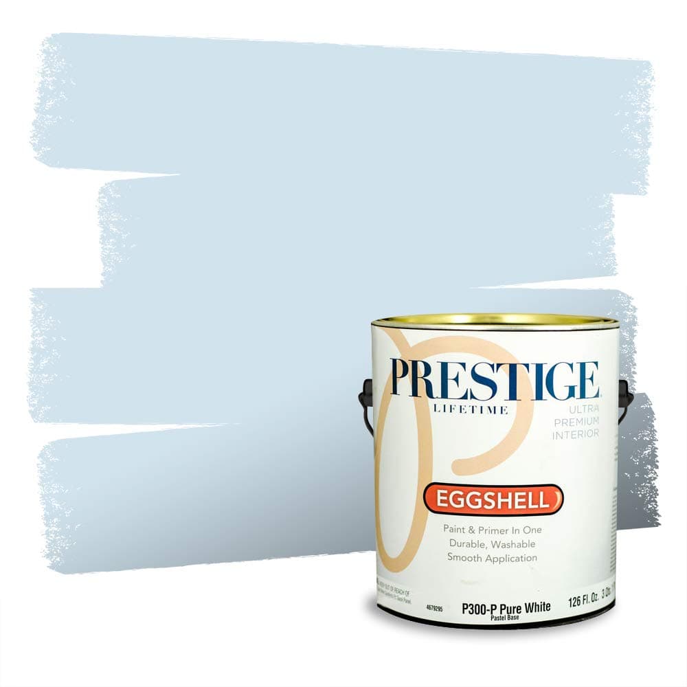 PRESTIGE Paints Interior Paint and Primer In One, 1-Gallon, Semi-Gloss, Comparable Match of Valspar* Dewdrop* — view 1189