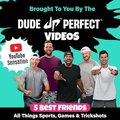 Dude Perfect Sticky Tic Tac Toe & Tabletop Roll Set | Indoor & Outdoor Games, Perfect Fun for Family Game Night & Parties, Birthday for Children, Kids & Adults | Ages 4+ & 6+ (Single) — view 3