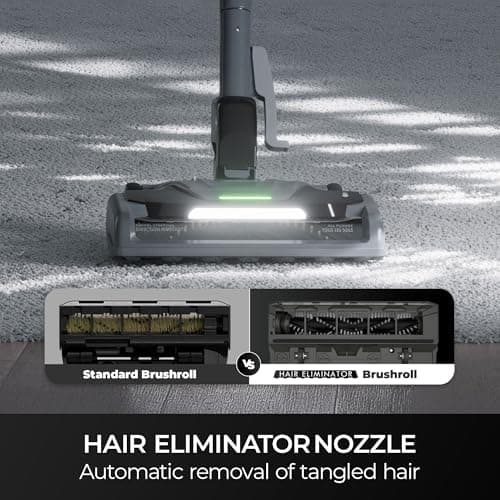 Kenmore BC3006 400 Series Pet Friendly Lightweight Bagged Canister Vacuum Cleaner 2-Motor Design with Hair Eliminator Brushroll, HEPA, LED Headlight，Extended Wand and Auto Cord Rewind, Anthracite — view 2