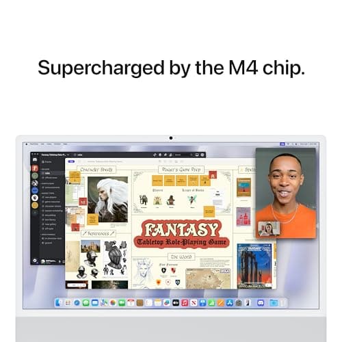 Apple 2024 iMac All-in-One Desktop Computer with M4 chip with 10-core CPU and 10-core GPU: Built for Apple Intelligence, 24-inch Retina Display, 16GB Unified Memory, 512GB SSD Storage; Silver — view 3