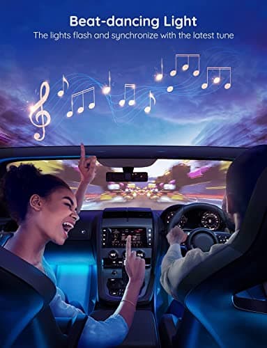 Govee Car LED Lights, RGB Smart Car Interior Lights, App Control — view 2