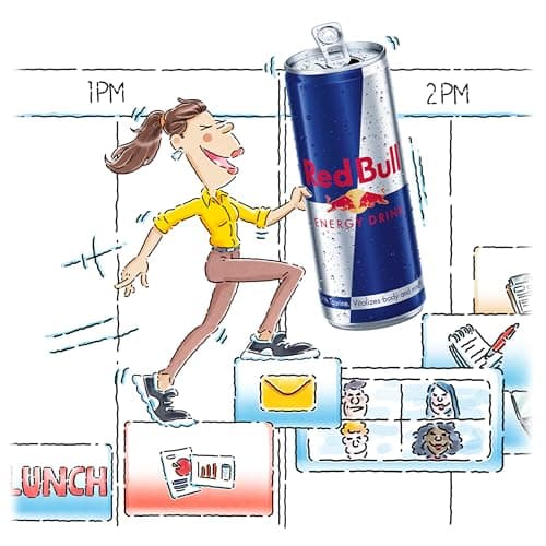 Red Bull Energy Drink with 80mg Caffeine plus Taurine & B Vitamins, 8.4 Fl Oz, Pack of 24 Cans — view 2