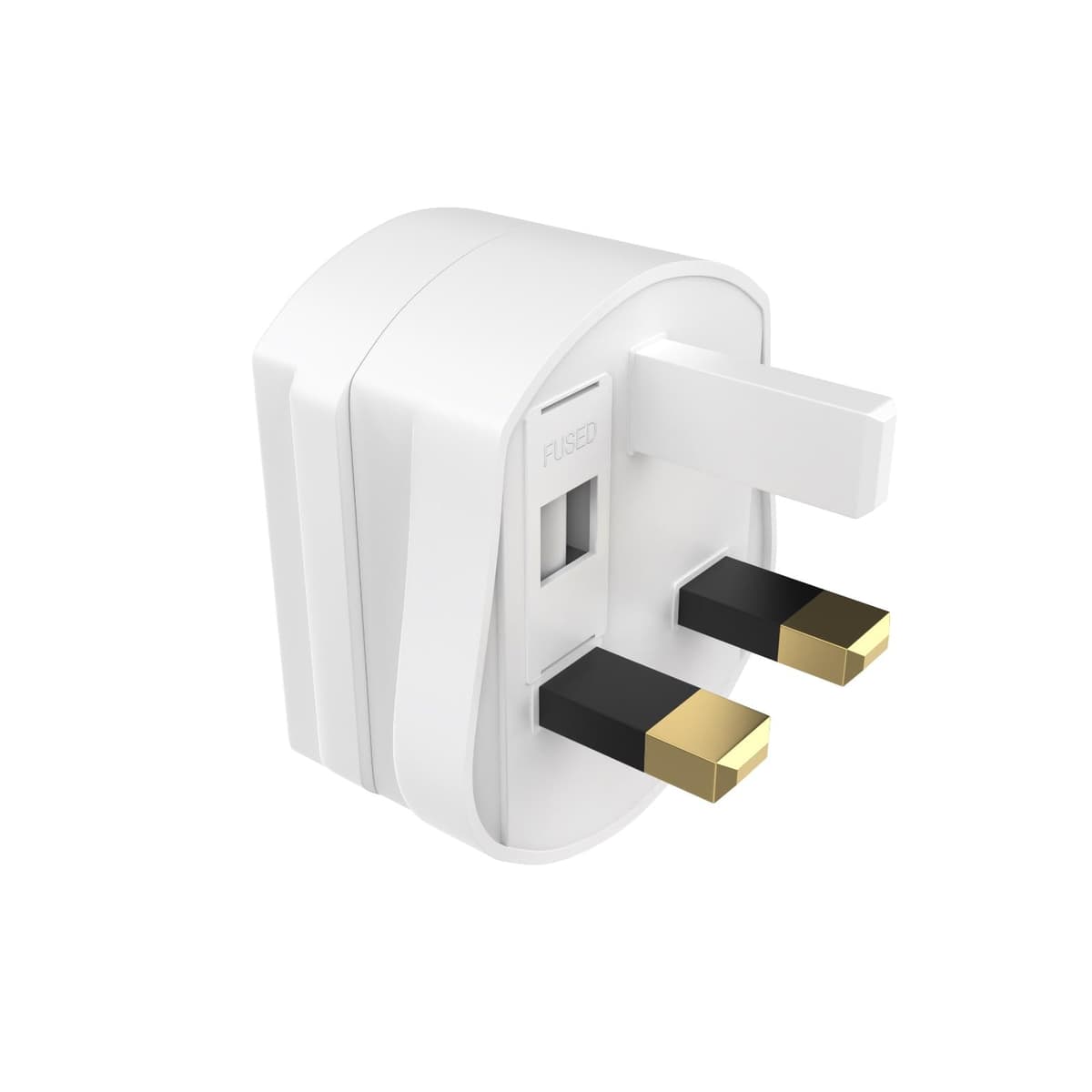 Pipestation Toothbrush and Shaver Adapter Plug UK | European to UK Toothbrush Adapter | European to United Kingdom Adaptor | Tooth-Brush Charger United Kingdom | 2-Pin to 3-Pin Shaver Plug Adaptor — view 8