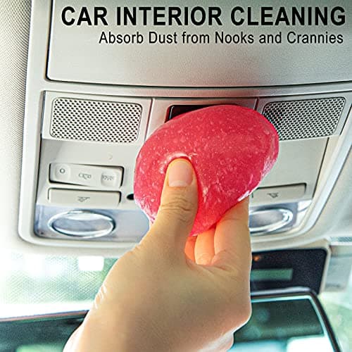 TICARVE Car Cleaning Gel Car Detailing Putty Car Cleaning Putty Gel Auto Detailing Tools Car Interior Cleaner Car Cleaning Kits Cleaning Slime Car Assecories Keyboard Cleaner Rose