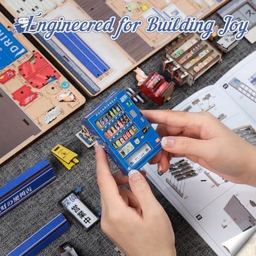 CUTEBEE Book Nook Kit - DIY Miniature House Japanese Detective Convenience Store, Dollhouse Booknook for Adults, Tiny House Bookshelf Decor 3D Wooden Puzzle Gifts (Beika-cho Convenience Store) — view 3