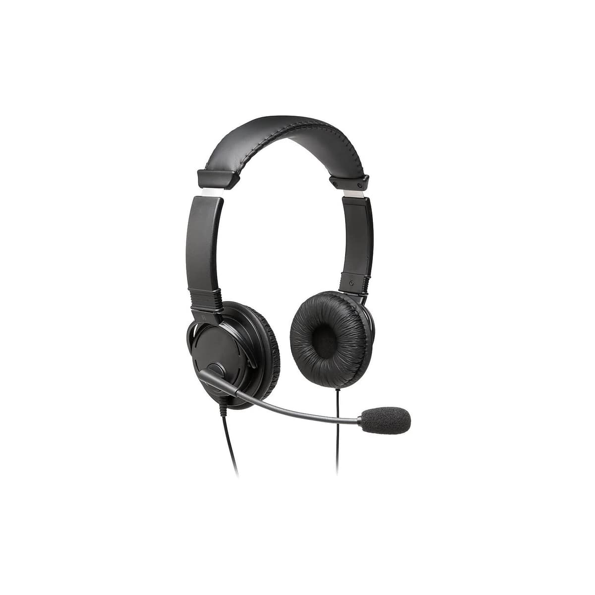 Kensington Hi-Fi Headphones with Microphone (K97603WW), Black, Universal, 3.5mm