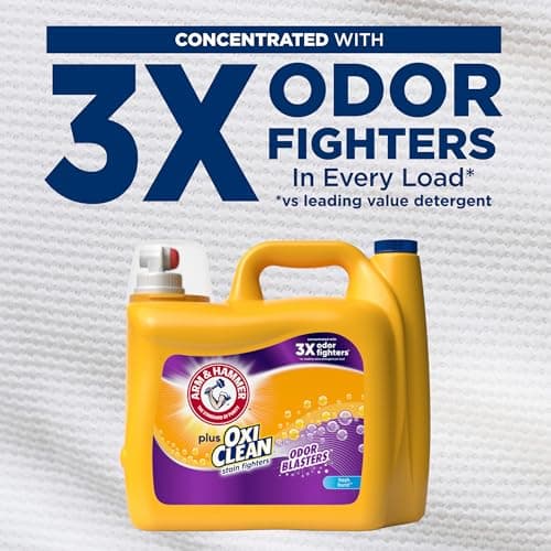 ARM & HAMMER Plus OxiClean with Odor Blasters Liquid Laundry Detergent — view 3