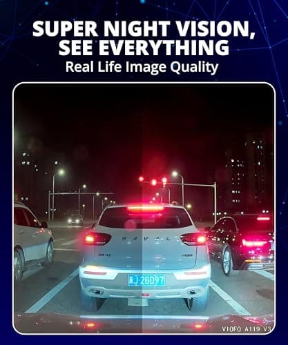 VIOFO A119 V3 Dash Cam 2K, GPS, True HDR, Buffered Parking Mode 24h, 2560x1660P Quad HD+ Car Dash Camera, Ultra Clear Night Vision, 140 Deg Wide Angle, Motion Detection, G-Sensor, Time Lapse, Loop Record — view 5