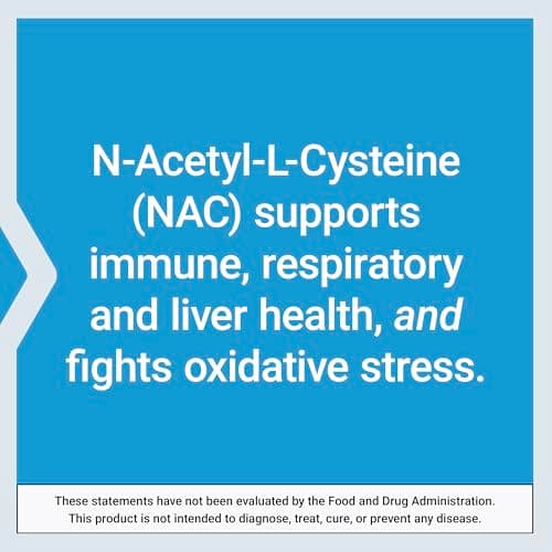 Life Extension N-Acetyl-L-Cysteine (NAC), Immune, Respiratory, Liver Health, NAC 600 mg, Potent antioxidant Support, Free-radicals, Easy to Absorb, 60 Capsules — view 5